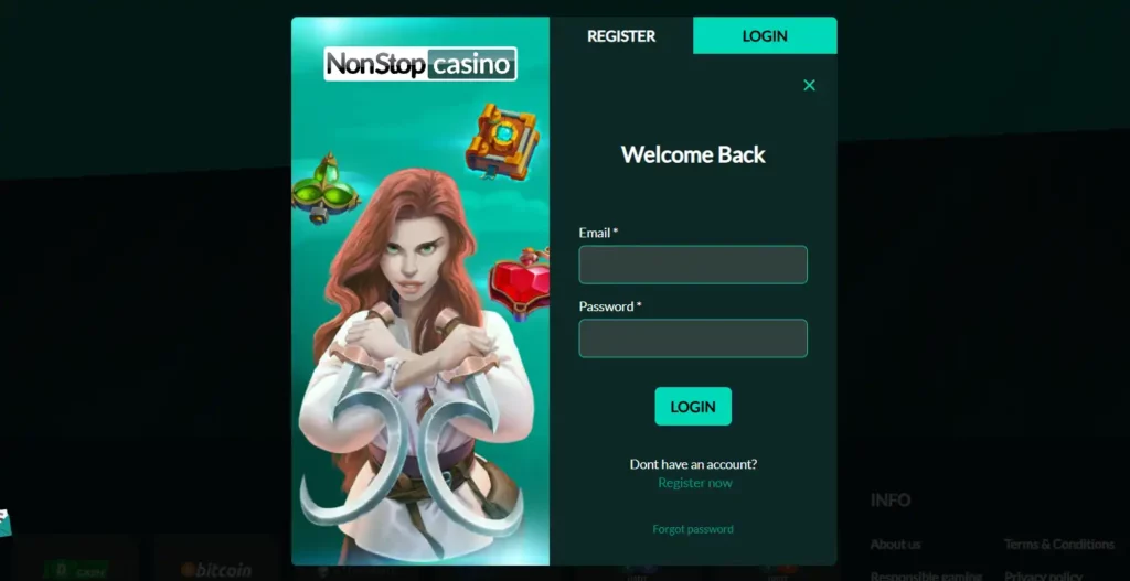 NonStop Casino login